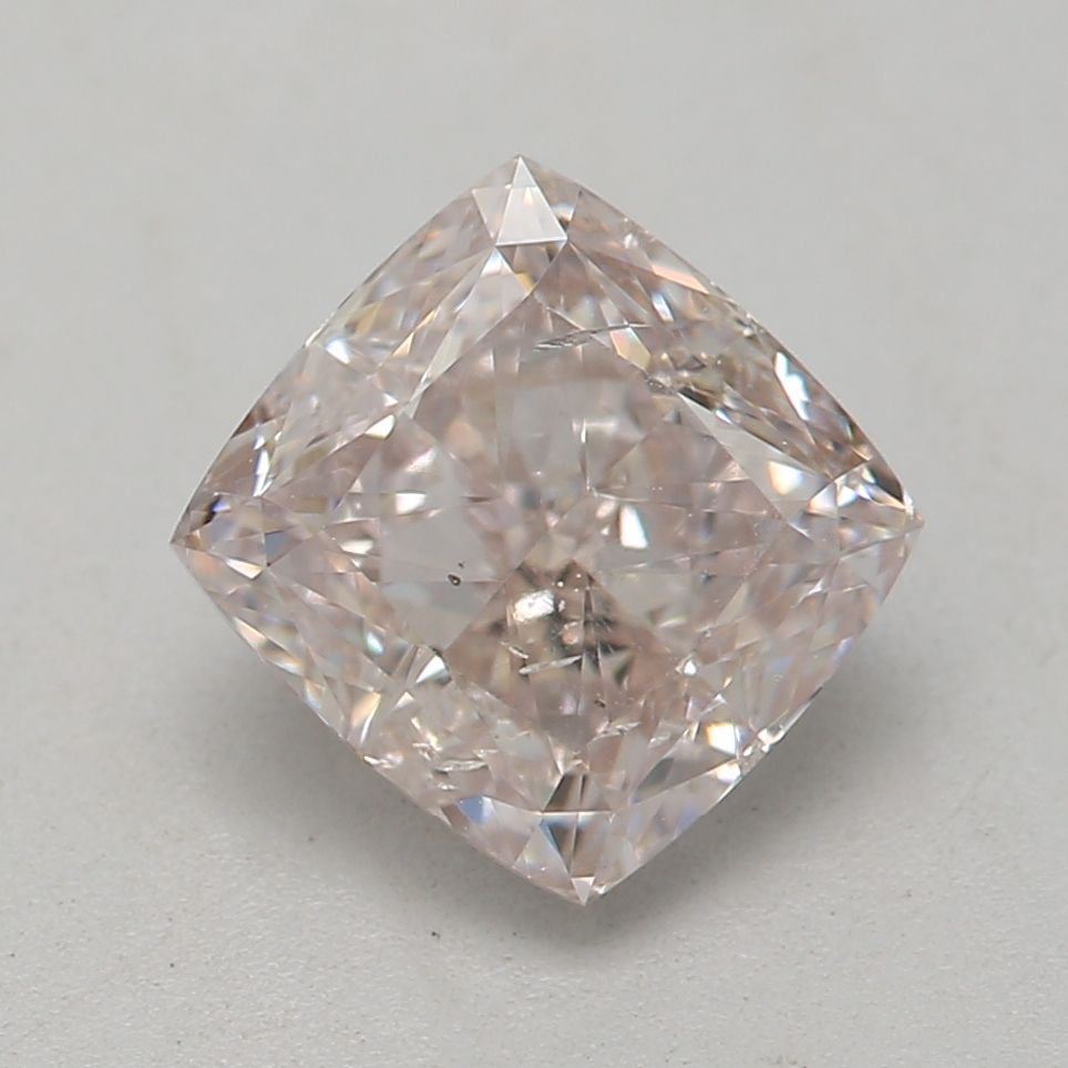 Cushion Fancy Light Brown Pink Natural Diamond 1.01ct SI2 loose diamond