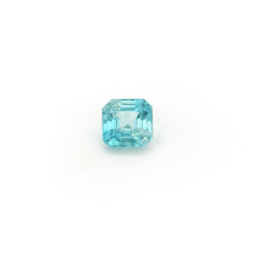 Octagonal Blue Zircon 0.99ct loose gemstone