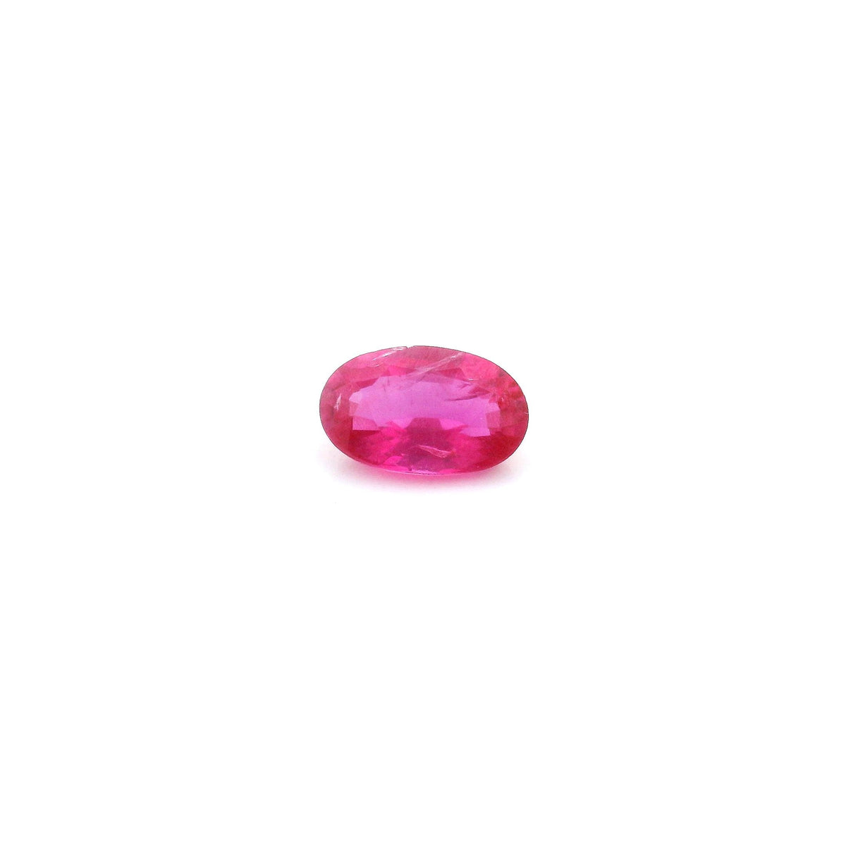 Oval Red Ruby 0.52ct loose gemstone