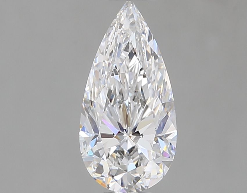 Pear Natural Diamond 0.61ct E VVS2