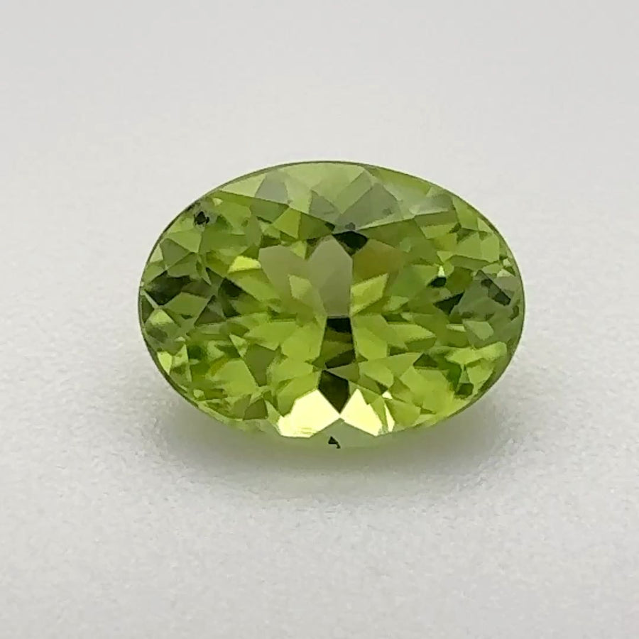Oval Green Peridot 1.155ct loose gemstone