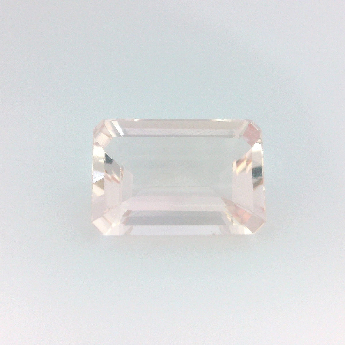 Octagonal Pink Morganite 4.39ct loose gemstone