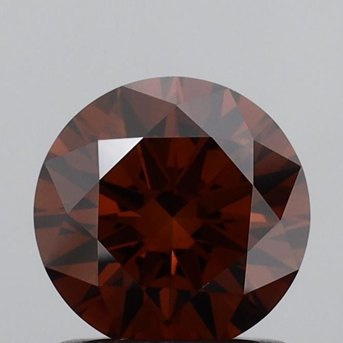 Round Fancy Deep Orange Lab-grown Diamond 1.01ct VS1 loose diamond