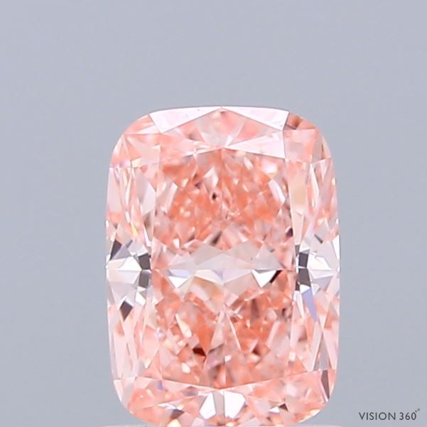 Cushion Fancy Vivid Pink Lab-grown Diamond 1.09ct VS1 loose diamond