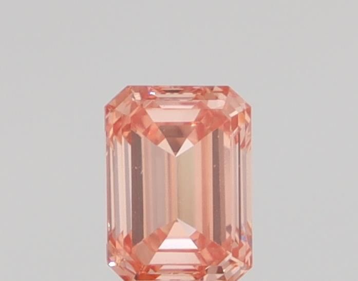Emerald Orange Lab-grown Diamond 0.53ct VS2 loose diamond