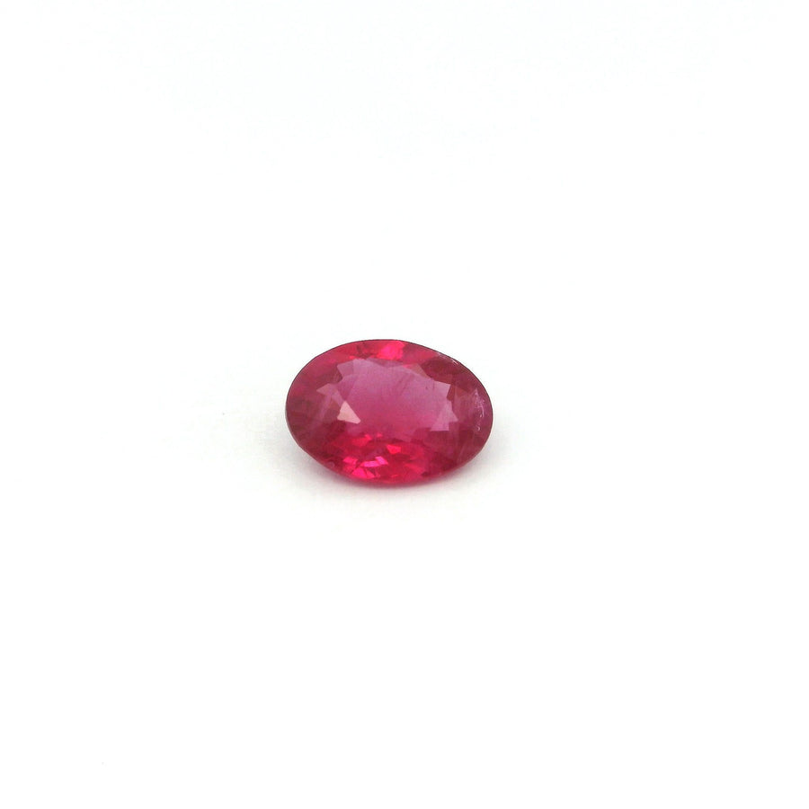 Oval Red Ruby 0.75ct loose gemstone