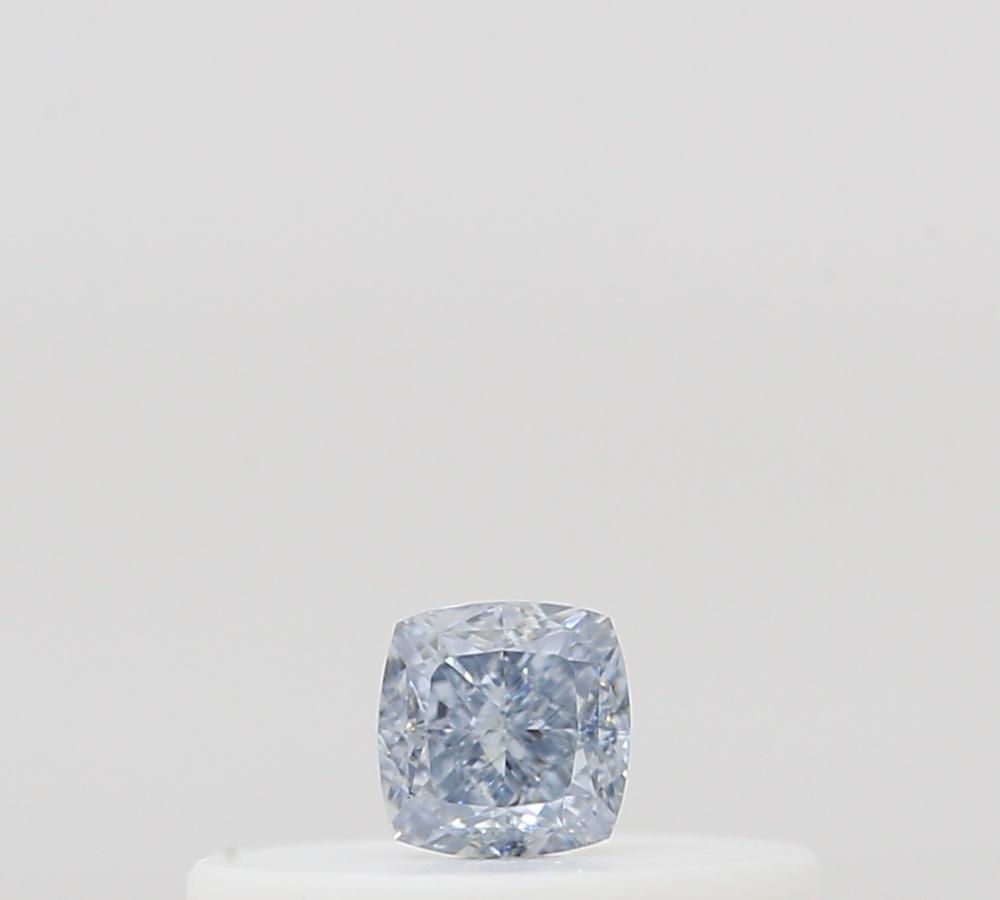 Cushion Fancy Intense Blue Natural Diamond 0.09ct loose diamond