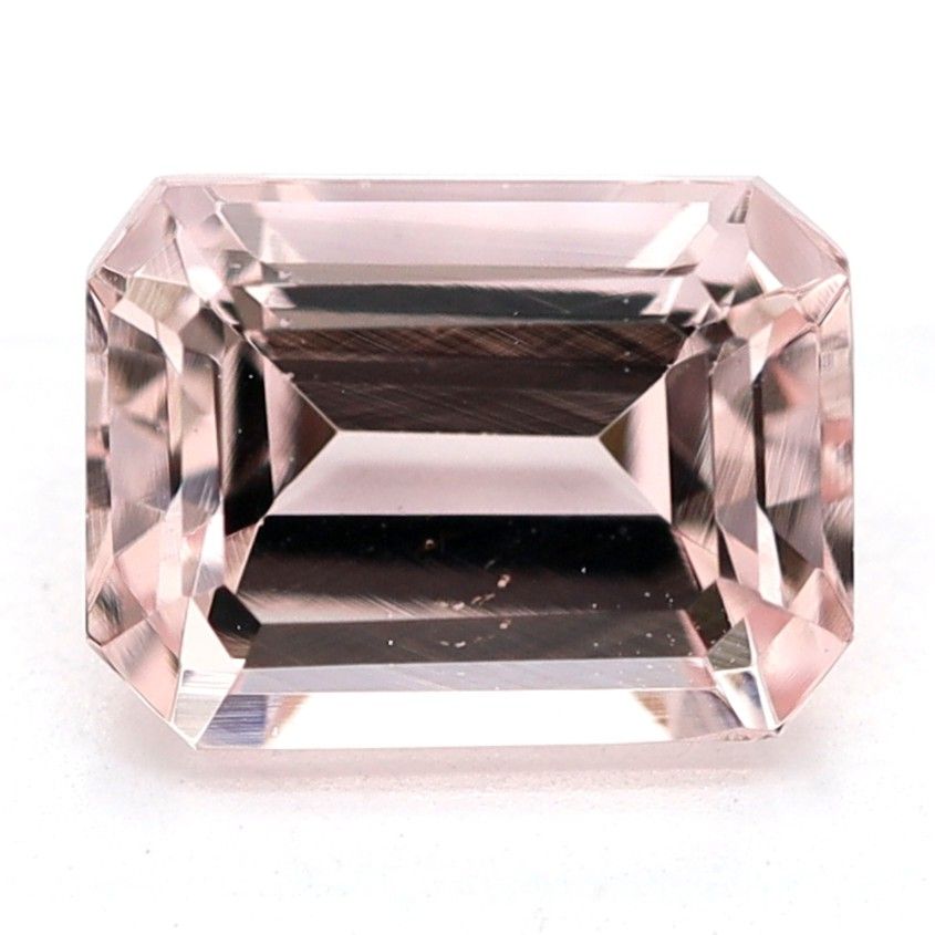 Emerald Pink Morganite 1.17ct loose gemstone