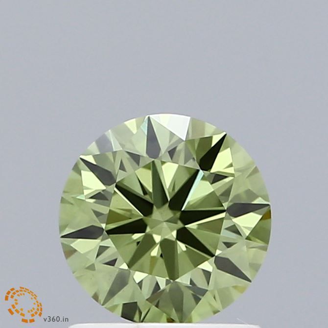 Round Fancy Orange Lab-grown Diamond 1.1ct VS1 loose diamond