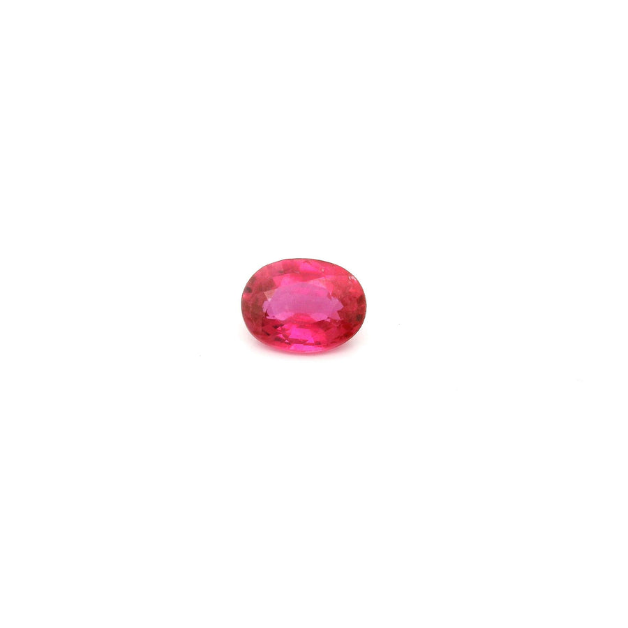 Oval Red Ruby 0.45ct loose gemstone
