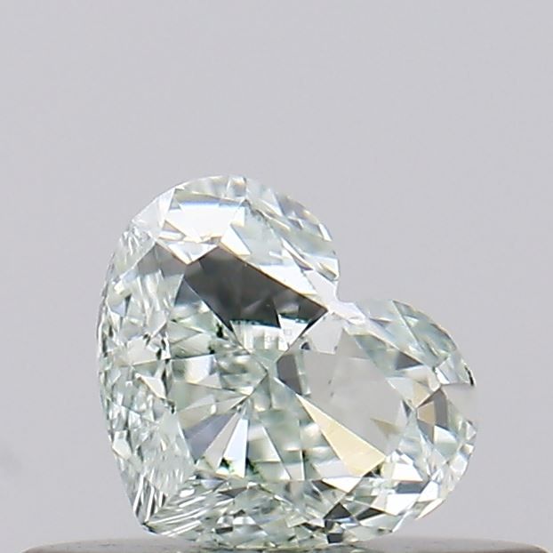 Heart Light Green Natural Diamond 0.38ct SI1 loose diamond