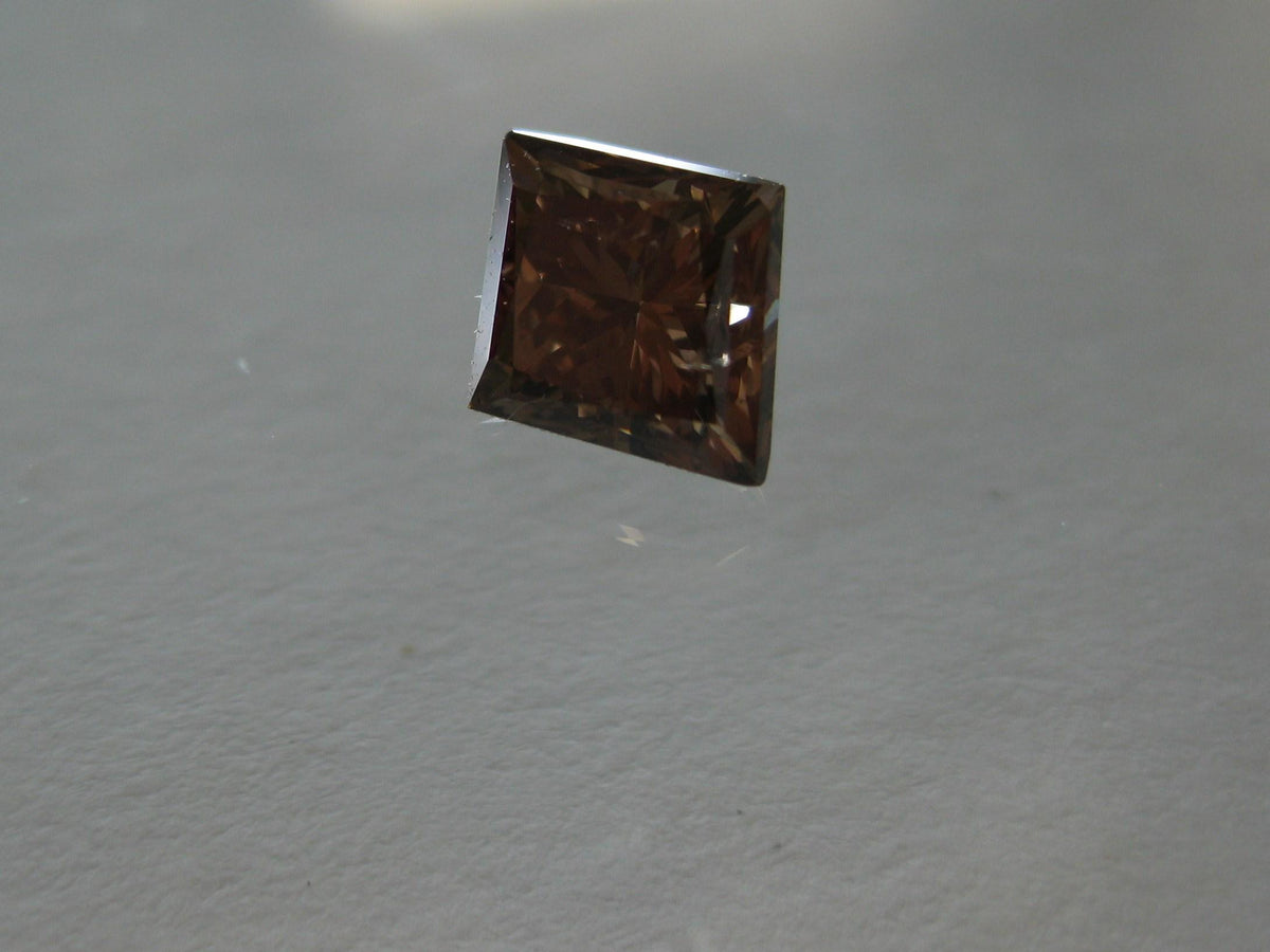 Lozenge Fancy Dark Brown Natural Diamond 1.02ct loose diamond