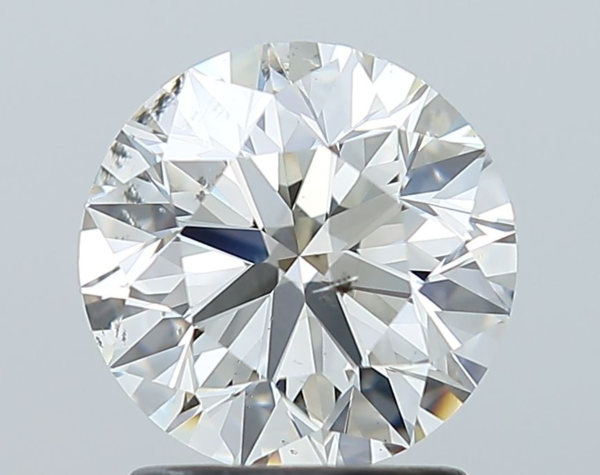 Round Blue Natural Diamond 1.7ct SI2 loose diamond