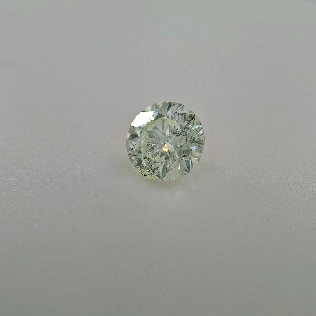 Round Fancy Green Natural Diamond 1ct I1 loose diamond