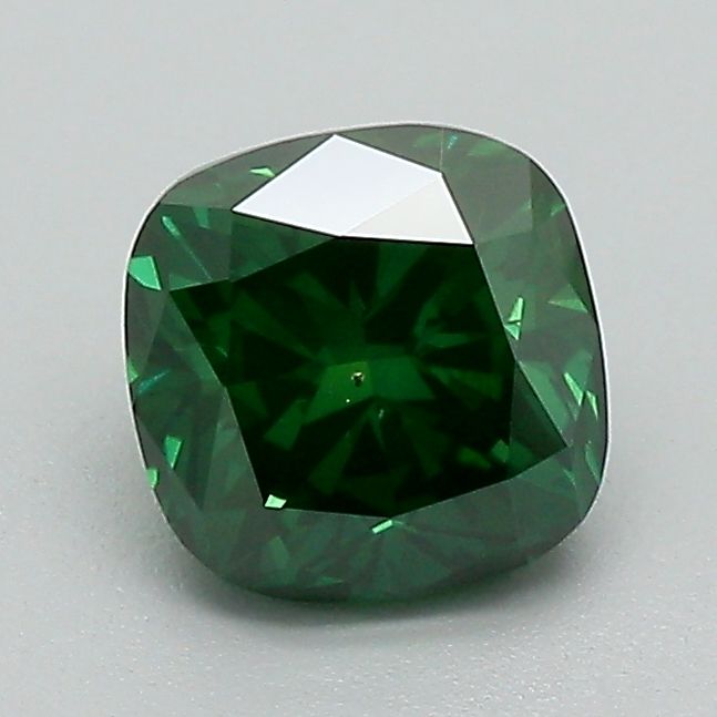 Cushion Fancy Green Natural Diamond 1.1ct VS2 loose diamond