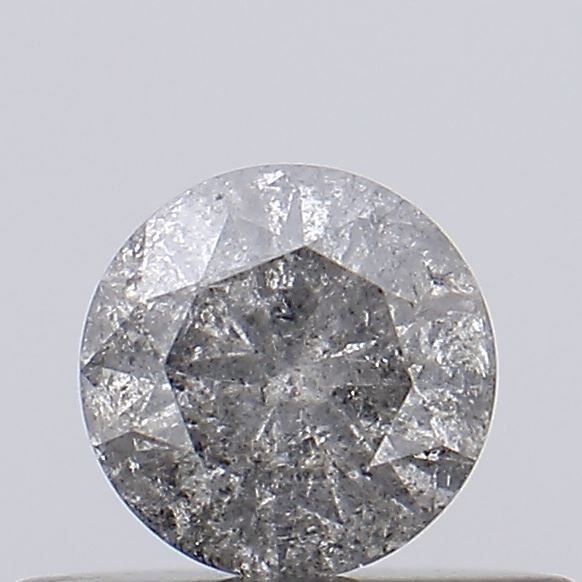 Round Salt And Pepper Natural Diamond 0.29ct I3 loose diamond