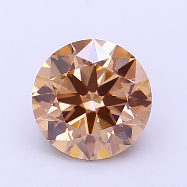 Round Fancy Light Brown Lab-grown Diamond 1.3ct VS1 loose diamond