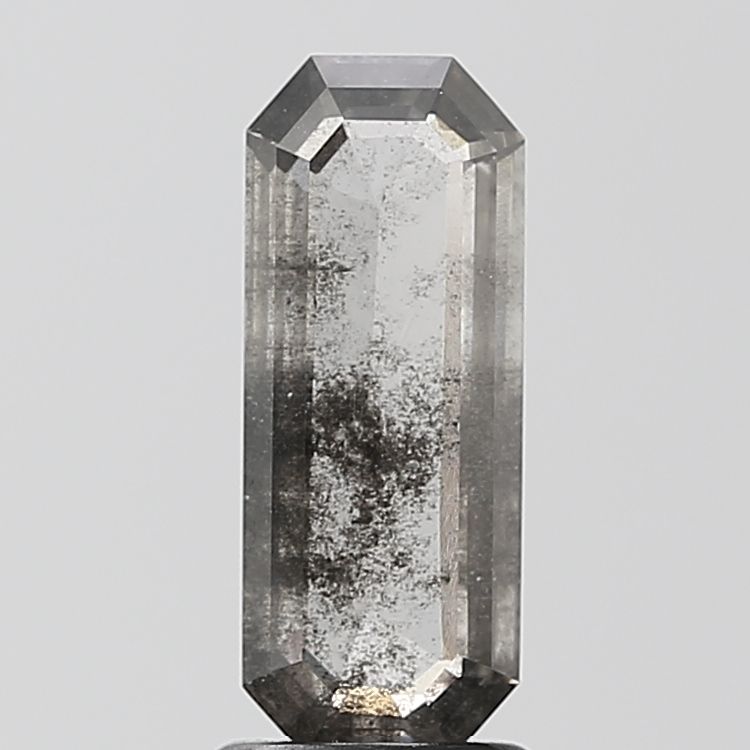 Emerald Salt And Pepper Lab-grown Diamond 1.55ct I2 loose diamond