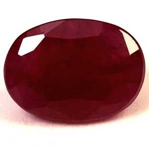 Oval Red Ruby 1.31ct loose gemstone