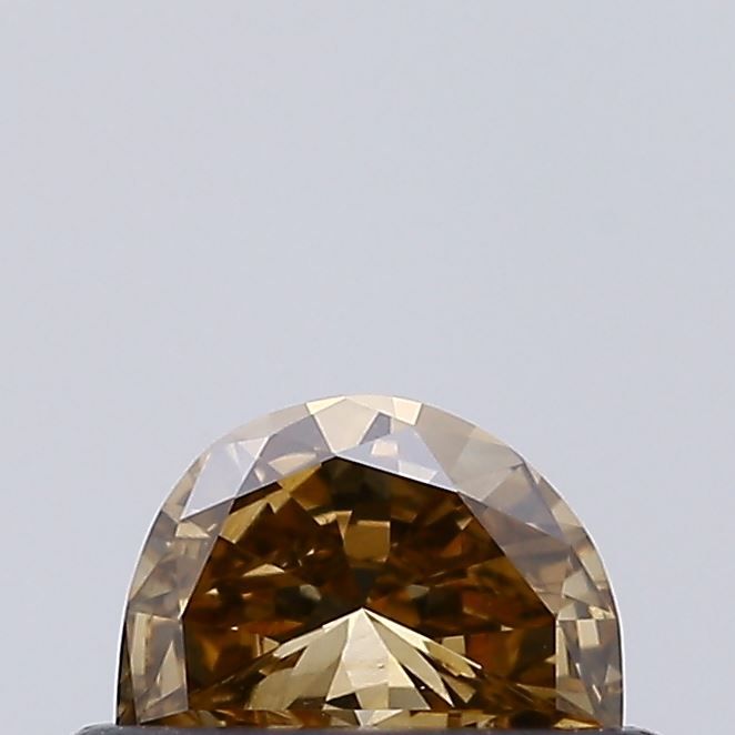 Half Moon Fancy Brown Natural Diamond 0.2ct VVS2 loose diamond