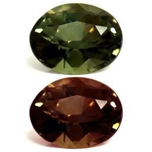 Oval Green Alexandrite 0.5ct loose gemstone