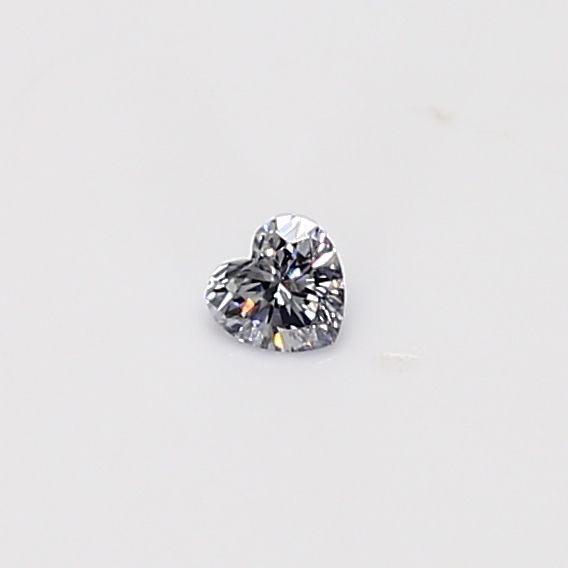 Heart Fancy Light Gray Natural Diamond 0.07ct loose diamond