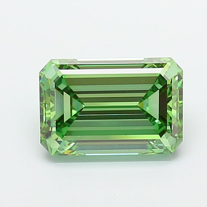 Emerald Fancy Vivid Green Lab-grown Diamond 4ct VVS2 loose diamond