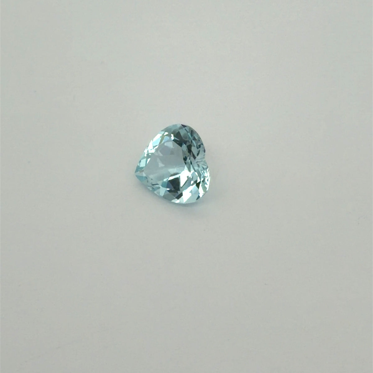 Heart Blue Aquamarine 1.57ct loose gemstone
