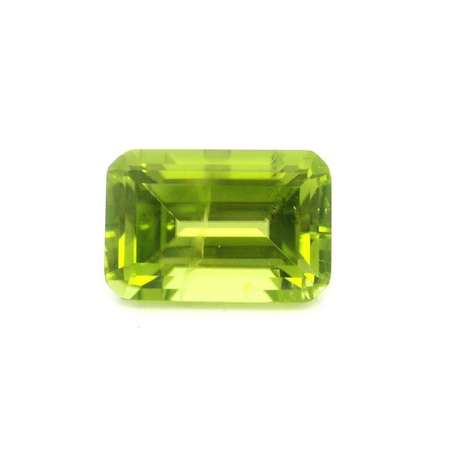 Octagonal Green Peridot 5.44ct loose gemstone
