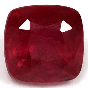 Cushion Red Ruby 2.08ct loose gemstone