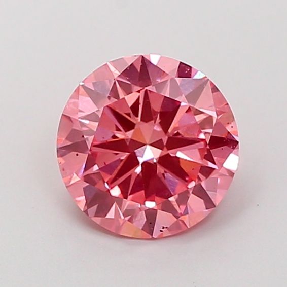 Round Fancy Vivid Pink Lab-grown Diamond 1.62ct VS1 loose diamond