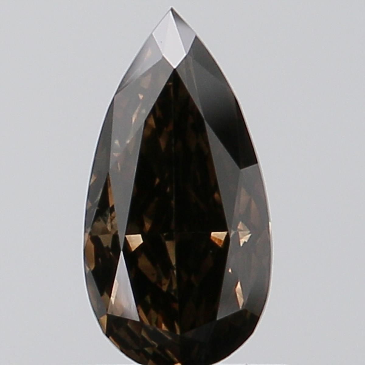 Pear Fancy Deep Brown Lab-grown Diamond 1.01ct VS1 loose diamond