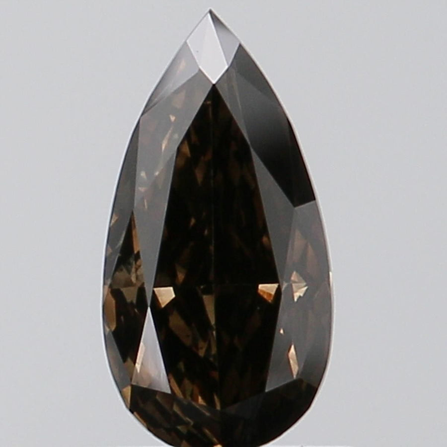 Pear Fancy Deep Brown Lab-grown Diamond 1.01ct VS1 loose diamond