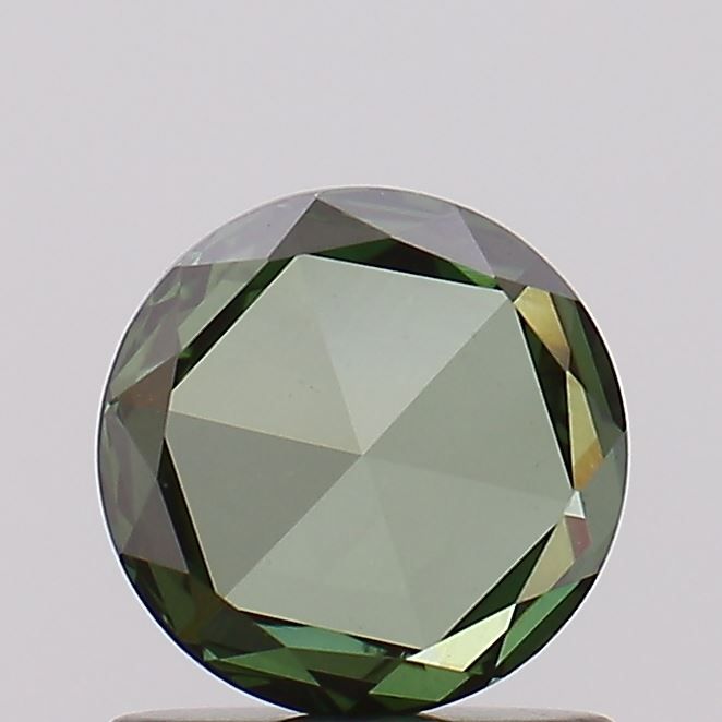 Rose Fancy Vivid Green Lab-grown Diamond 0.86ct VS2 loose diamond