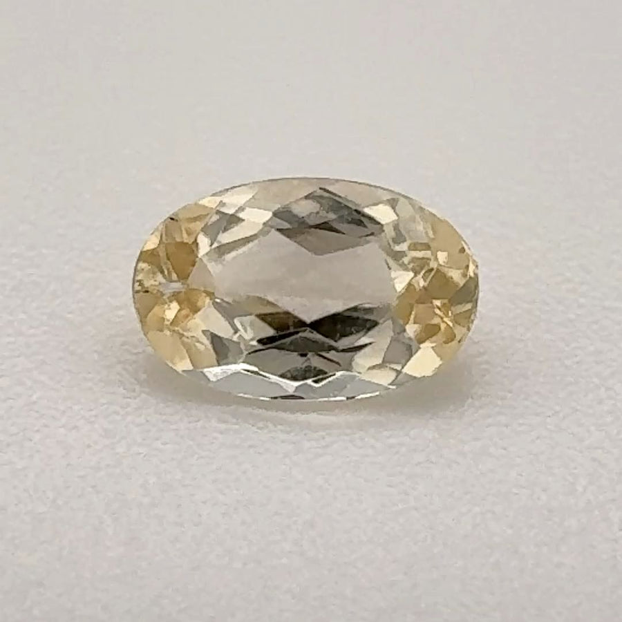 Oval Yellow Topaz 0.575ct loose gemstone