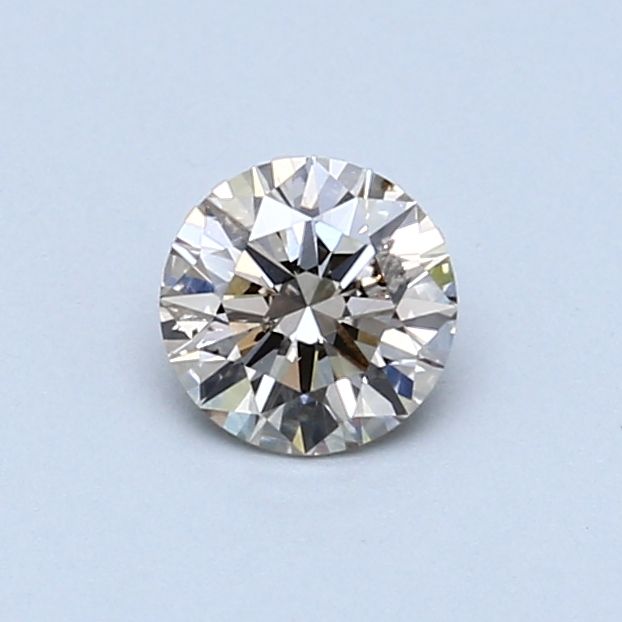 Round Fancy Light Brown Natural Diamond 0.46ct SI2 loose diamond