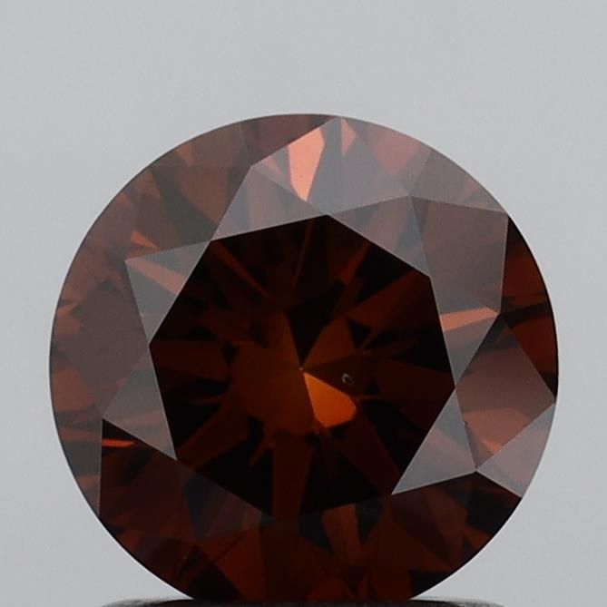 Round Fancy Deep Orange Lab-grown Diamond 1.19ct VS2 loose diamond