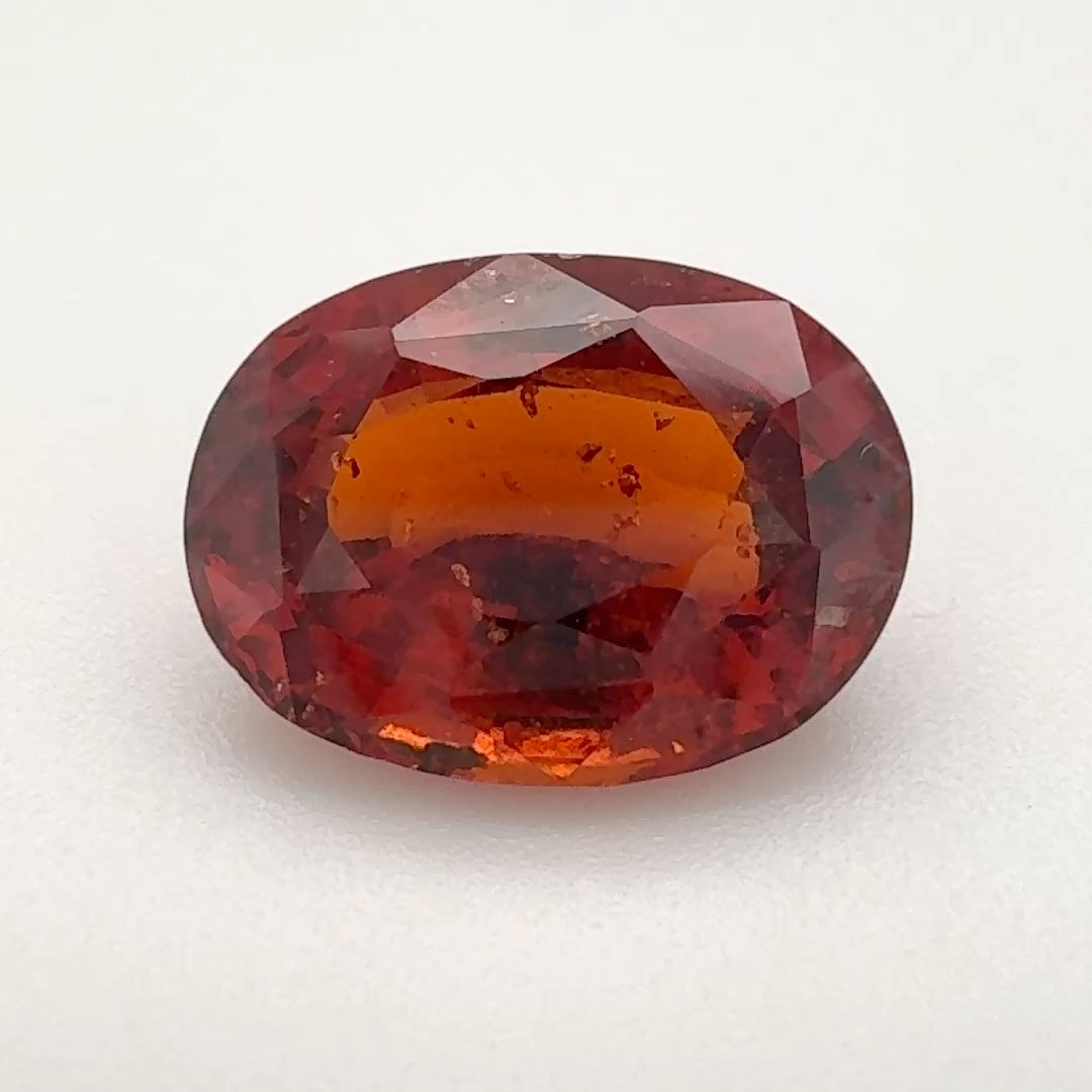 Oval Red Garnet 5.1ct loose gemstone