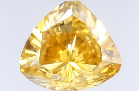 Rose Fancy Intense Yellow Orange Natural Diamond 0.34ct loose diamond