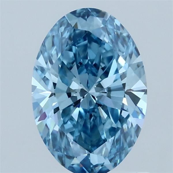 Oval Fancy Vivid Blue Lab-grown Diamond 1.06ct VVS2 loose diamond