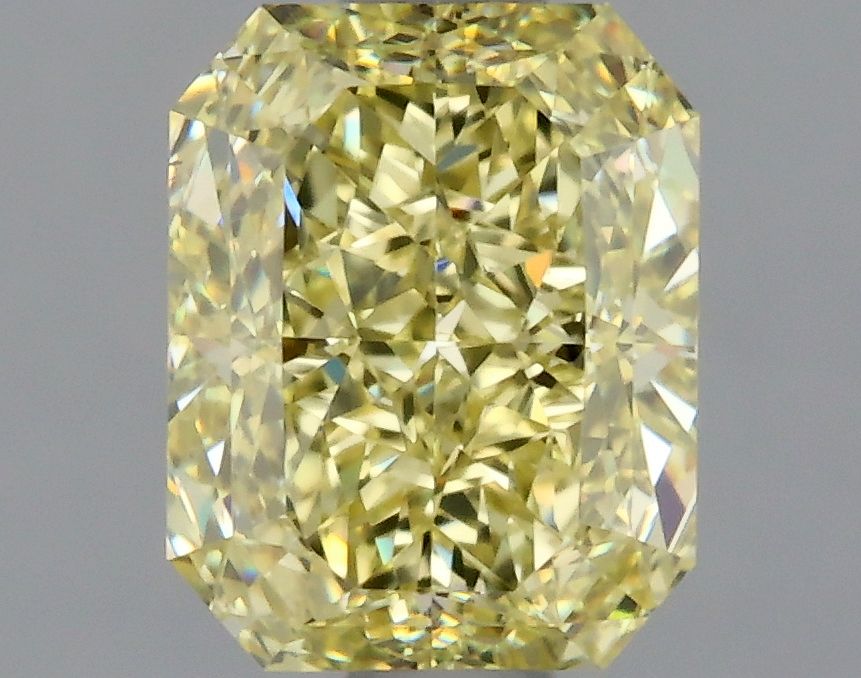 Radiant Fancy Light Yellow Natural Diamond 1.11ct VS1 loose diamond