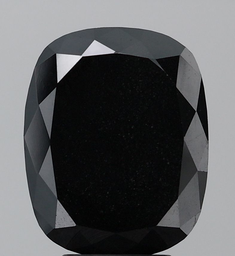 Cushion Black Natural Diamond 5.32ct VVS2 loose diamond