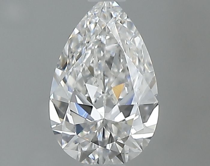 Pear Natural Diamond 0.50ct D VS2