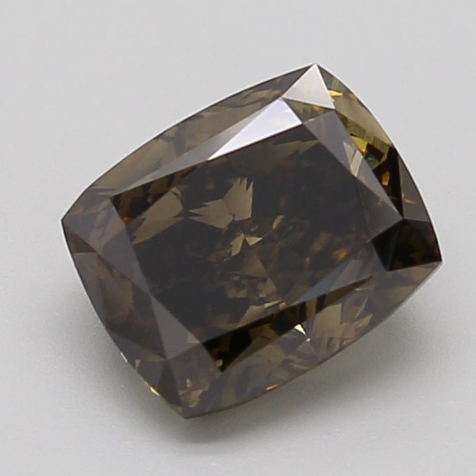 Cushion Fancy Deep Black Lab-grown Diamond 3ct VS1 loose diamond