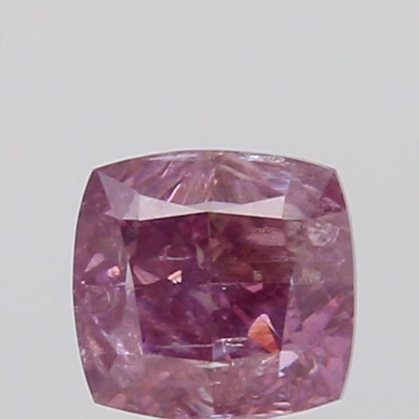 Cushion Fancy Brownish Purple Pink Natural Diamond 0.29ct I2 loose diamond