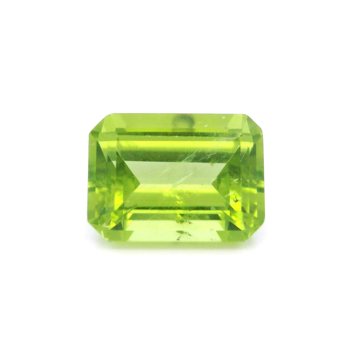 Octagonal Green Peridot 4.69ct loose gemstone