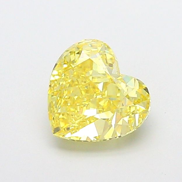 Heart Fancy Vivid Yellow Lab-grown Diamond 1.73ct VS2 loose diamond