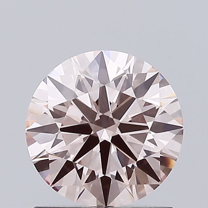 Round Fancy Light Pinkish Brown Lab-grown Diamond 1.08ct VVS2 loose diamond