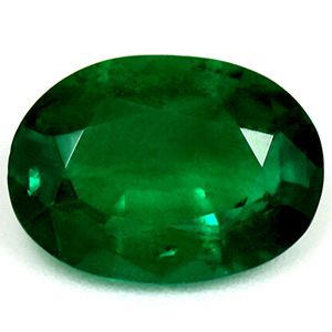 Oval Green Emerald 1.2ct loose gemstone
