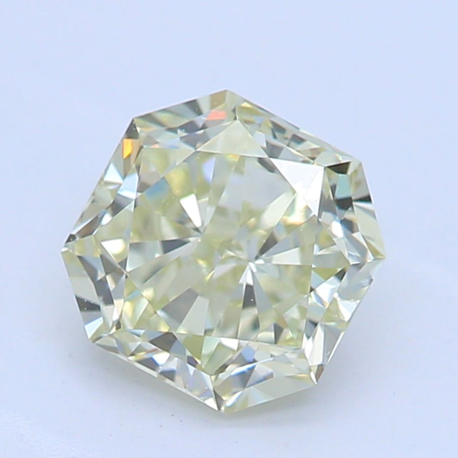 Radiant Fancy Light Grayish Yellowish Green Natural Diamond 0.54ct VVS2 loose diamond